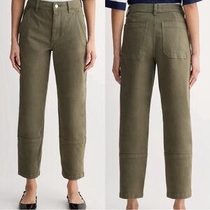 Everlane Barrel Pant Green